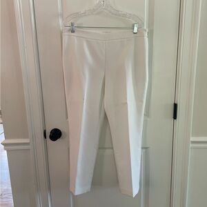 Kate Spade White Women's Trousers Side Zip